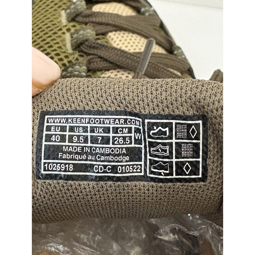 KEEN Wasatch Crest Vent Hiking Shoes Women’s 9 Olive Green Pink 1025918 EUC - Picture 4 of 8